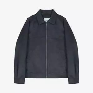 지이크 25S/S 스웨이드 트러커 집업 가죽 점퍼 차콜그레이 (GXB9004M)