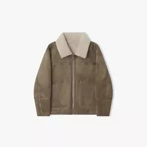 리버클래시 오버핏 스웨이드 텍스쳐 리버시블 무스탕 LLW25655