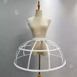 퍼지는 와이어 뼈대 단일 프레임 새장 패티 코트 속치마