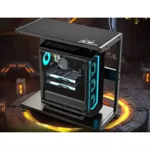 섹션플러스도어 선반 컴퓨터 수납장 복합기 본체 프린터