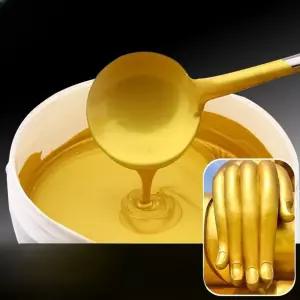 황금색 페인트 반짝이 골드 메탈릭 평붓 불상 금칠 유성 대용량 도장