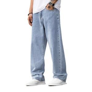 남성용 루미노블레이즈 배기 청바지 Y2K 스트리트웨어 빈티지 와이드 레그 루즈핏 데님 팬츠 힙합 스케이터 카펜터