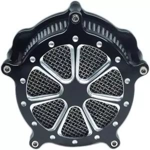 에어 필터 흡입구 CNc 컷 클리너 벤투리 모터사이클 크롬 키트 - 할리 다이나 2000 2017 소프트테일 2015