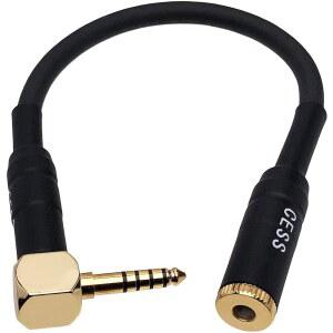 CES-247 직각 4.4mm 연장 케이블, 헤드폰용 암수 4.4mm, 6인치