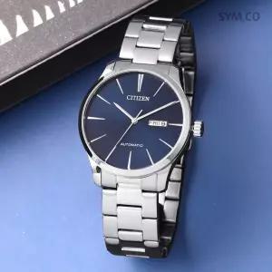 NH8350-83L 오토매틱 캘린더 딥블루 아날로그 남자 메탈 시계 d