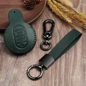 차키케이스 미니쿠퍼악세사리 가죽 키커버 홀더 스마트키