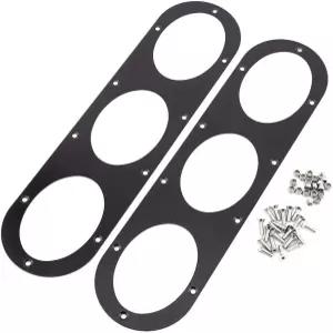 디퓨저 리어 범퍼 자동차 패널 2개의 범용 알루미늄 합금 레이스 에어 스타일링용