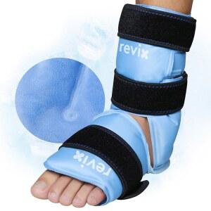 REVIX 발 및 부상용 발목 아이스 팩, 아킬레스건염, , 가 있는 뒤꿈치용 재사용 가능한 젤 콜드