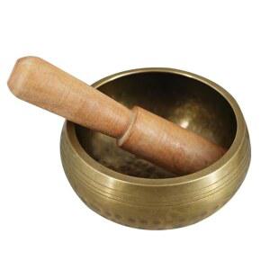 ibasenice 명상을 위한 수제 티베트 싱잉 볼 1개, 순수 구리 차임 볼, 나무 스틱 포함, 요가 휴식 및 사운드 테라피용, 노래와 마음의 평화를