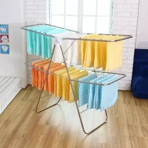 실내 건조대 고급 Y스텐레스 스텐드 베란다 2단 빨래대 빨래건조대