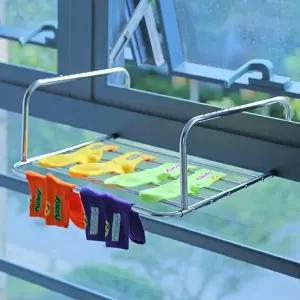 실내 미니 빨래대 빨래 2종 무타공 원룸형 베란다 창틀걸이 건조대