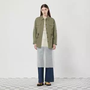 [롯데백화점]씨씨콜렉트 드로우 스트링 셔츠형 점퍼  C253MSJ004