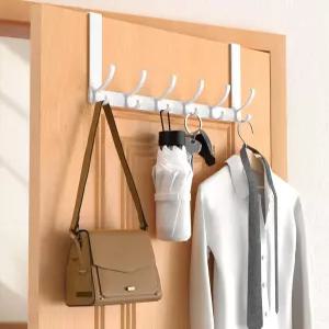 7인치 팔이 달린 도어 후크 행거 걸 수 있는 1 3/4인치 도구 없는 어셈블리 F7U 욕실용 수건걸이 정리함