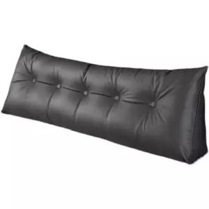 등받이쿠션 삼각 등쿠션 대형 쿠션 가죽 침대용 쇼파 허리받침