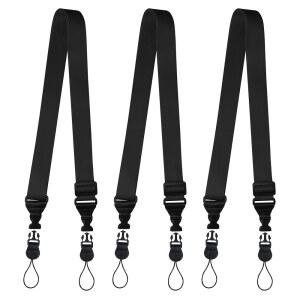 Gowjaw 3팩 조절 가능한 어깨끈: 스트랩에 편안한 나일론 넥 랜야드, /삼성 태블릿 케이스, 카메라 쌍안경 크로스바디 노트북 수하물 가방