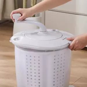 수동탈수기 미니 소형 건조기 휴대용 캠핑용 기숙사 빨래 원룸 탈수통