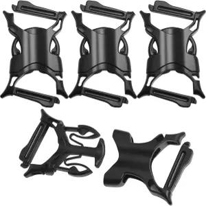 LUORNG 4PCS 탈착식 라인 커넥터와 남성 스냅 훅 조절식 퀵 릴리스 버클 가방 및 배낭용 플라스틱 교체