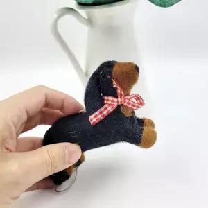 키홀더 열쇠고리 키링인형 키링 인도산 WOOL 핸드메이드 닥스훈트