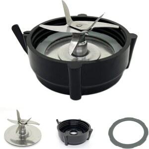 Pro 1200 블렌더 블레이드 스테인리스 스틸 교체품, Oster 액세서리, 병 베이스 캡 및 고무 O 링 개스킷 1개, 교체 부품용