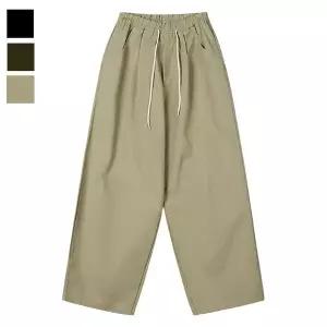 [하프클럽/]남자 원턱 밴딩 와이드 코튼팬츠 GN-PTA-Q016-베이지