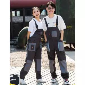멜빵 작업복 페인트 점프수트 사계절 정비복