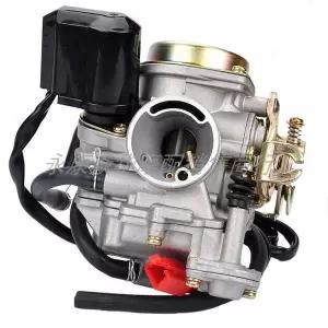 오토바이 스쿠터 기화기 엔진 스트로크 부품 밸브 연료 초크 조그 범용 스로틀