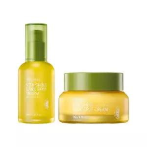 베르가모 청귤 비타 샤인 잡티 세럼 50ml + 크림 50g 2종 세트