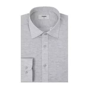 [레노마](타임스퀘어점패션관)[슬림핏] 시원한 린넨혼방 슬럽 솔리드 긴팔셔츠( RQSSL0109-GY)