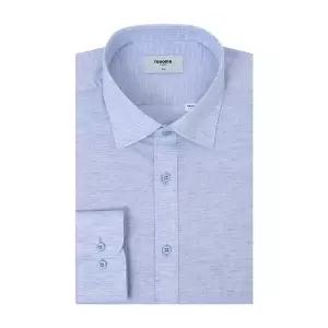 [레노마](타임스퀘어점패션관)[슬림핏]시원한 린넨혼방 슬럽 솔리드 긴팔셔츠( RQSSL0109-BU)