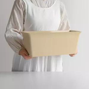 튼튼한 엔틱한 느낌의 플라스틱 텃밭 2종 대형 화분