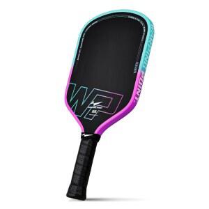 워핑 포인트 네온 3세대 피클볼 패들, UPA-A 승인, 3중 레이어 T700 원시 탄소 섬유, 16MM 에지퓨전 코어, 열성형 프레임, 투어 레벨 스핀, 제어 및 전원