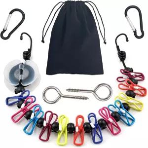 실내 야외 크루즈 의류 라인 RV 호텔 세탁 라인을 위한 시우케 휴대용 여행용 와인더 캠핑용