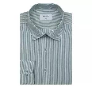 [레노마](타임스퀘어점패션관)[슬림핏] 린넨혼방 핀 스트라이프 긴팔셔츠( RQSSL0151.-GE)