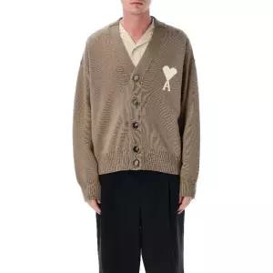 AMI DE COEUR 브이넥 울 코튼 가디건 UKC380KN0156 A117