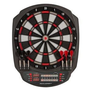 [미국배송] ACCUDART METEOR 전자 다트판 - 35가지 게임 모드 580가지 변형 고급 기능 듀얼 LED 스코어링 디스플레이 최대 8명의 플레이어 6가지 소프트 팁 다트 및 교체 포함