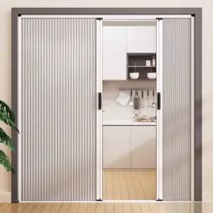 간이 중문 자바라 문 슬라이딩도어 실용적인 욕실