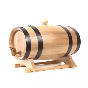 빈티지 소나무 오크통 담금 술병 발효통 인삼주 와인보관함 가정용 우드 술디스펜서