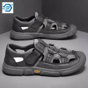 쿠션 남성용 케주얼 샌들 튼튼한 메쉬 남성 등산