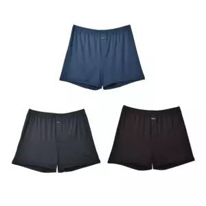 남자 빅사이즈 레이온 트렁크팬티 세트 3매 사각팬티 110 120 130