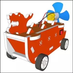 뉴 창작용 전동 풍력 거북선 만들기(1인용 5인용)