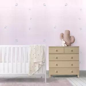 단열벽지 1mX20m 타탄 입체꽃핑크/곰팡이방지 단열재 셀프시공 포인트 도배지 보온시트