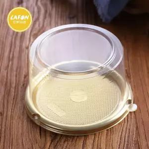 고급 미니 케이크 디저트컵 떡 100개 박스 상자 선물 생일 케익 투명