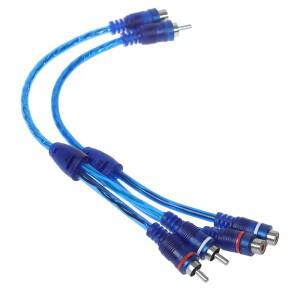 차량용 호환 MP3 오디오 RCA Y 분배기 케이블 어댑터 코드 컨버터 AUX 앰프용