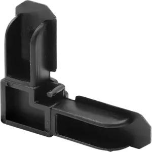 프라임 라인 PL 77268 3인치 3인치/4인치 x 7인치/16인치 화면 프레임 모서리 플라스틱 매트 블랙(4팩)