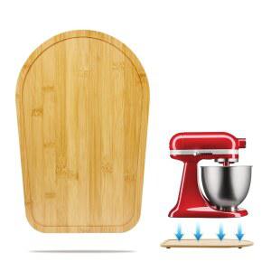 틸트 헤드 주방 보조 대나무 믹서 슬라이더 매트, 4.5-5쿼트 스탠드 믹서, Kitchenaid Artisan 4.5-5쿼트용 가전제품 슬라이딩 조리대 보관 액세서리 이동 트레이 부착물