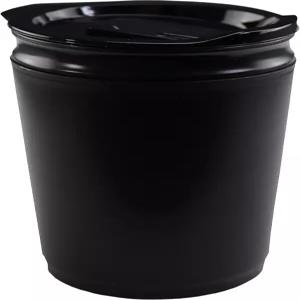 프렌치 프레스가 내장된 코니칼 단열 커피 텀블러 - 16온스 블랙 온 더 고 메이커 맥주 및 여행용 머그컵