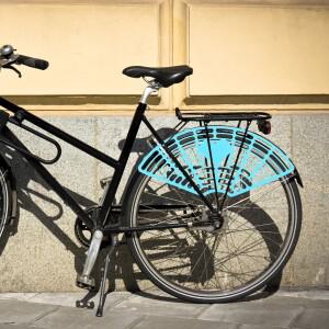 2개입 자전거 후방 보호 스크린  플라스틱 뒷좌석 메쉬 가드 스커트  발 뒷바퀴 네트