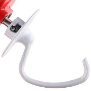 MEET JUICE C자형 K45DH 코팅 반죽 후크, KitchenAid 4.5-5.0쿼트 그릇용 부착물, K45 K45SS KSM90 KSM150 틸트 헤드 스탠드 믹서와 호환