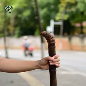 대나무 지팡이 스님 수행자 지지대 걸음보조기 보행 장대 할머니 어르신 노인