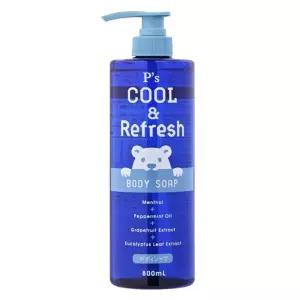 쿨 바디워시 남자 노인 땀 냄새 제거 마유 시카 동백 약산성 아이스 대용량 모공 각질 샤워